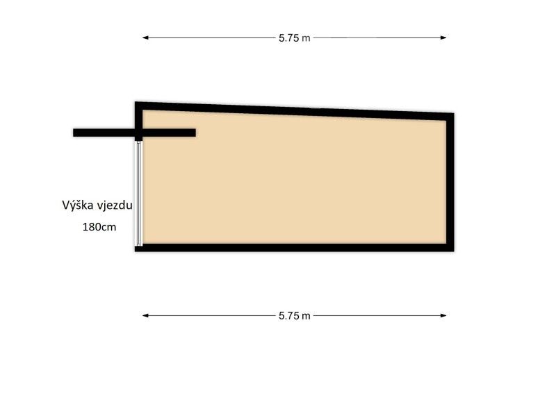 Pronájem garáž - U Cihelny, Kolín, 18 m²
