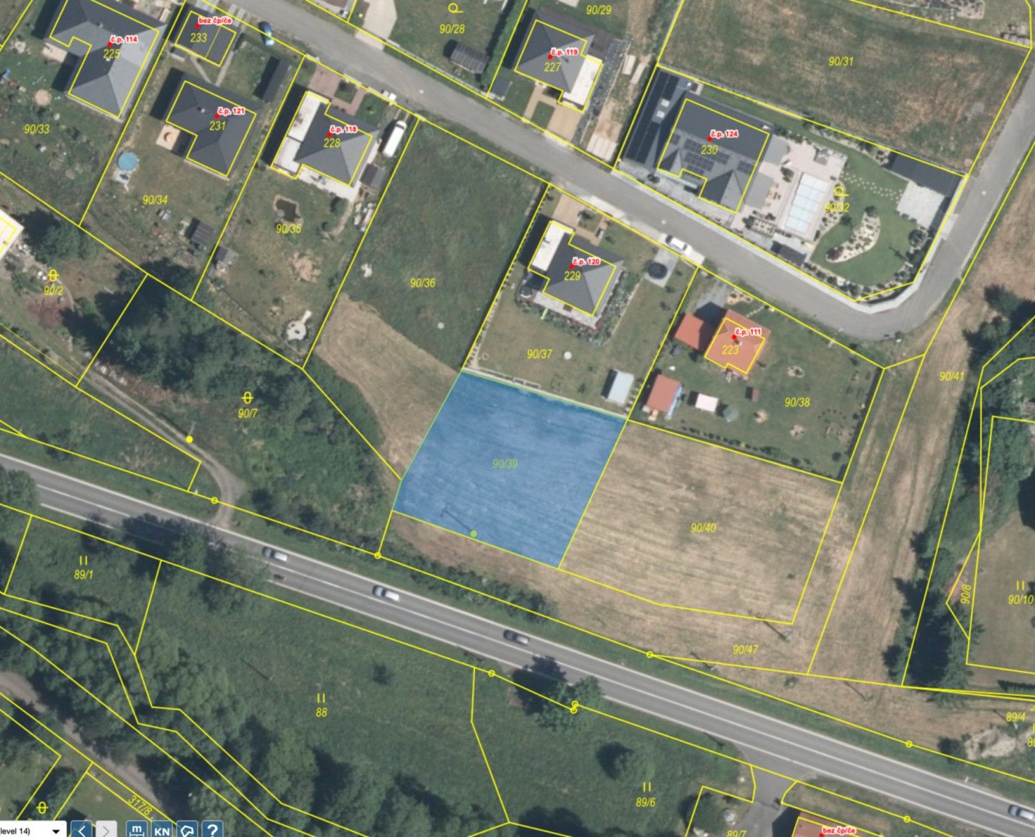 Pozemek pro bydlení, 962 m²