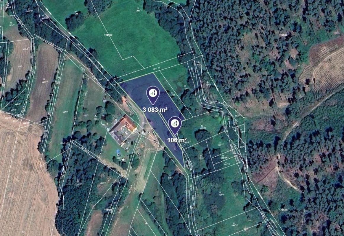 Louky, Přešťovice, 2 126 m² - 1