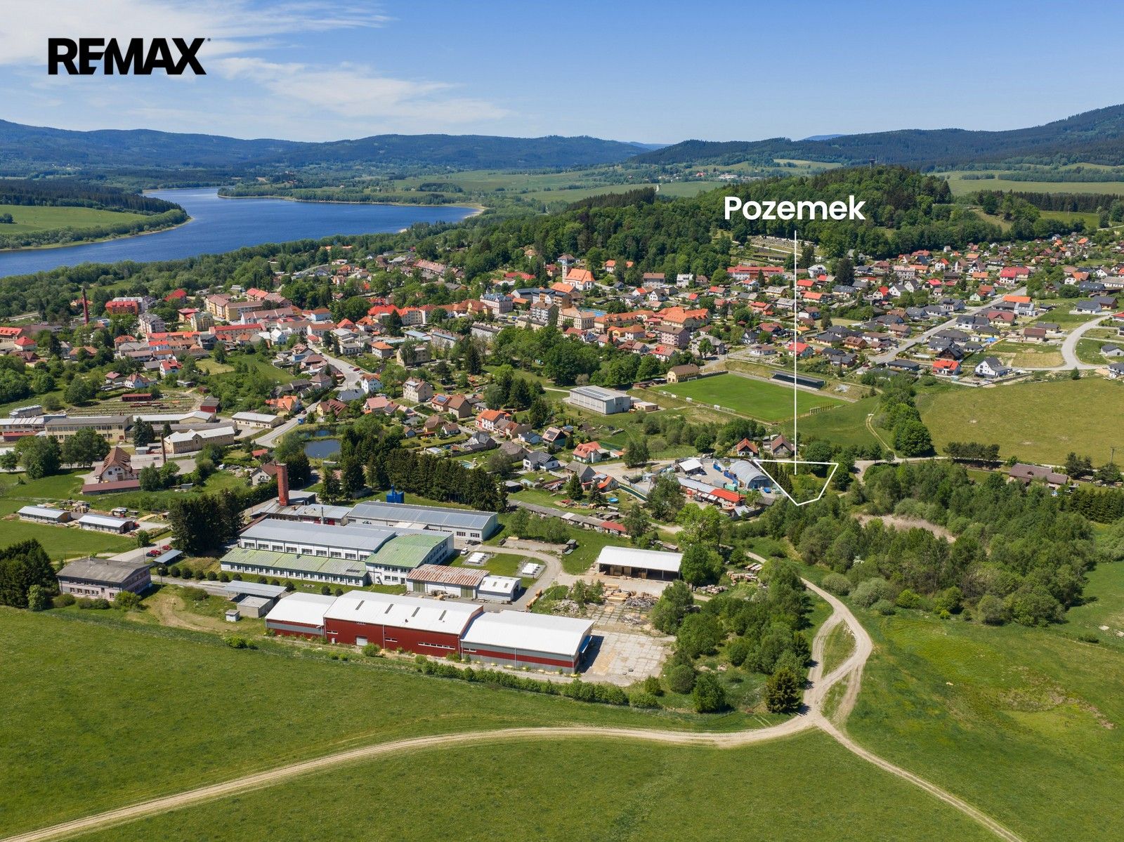 Pozemek pro bydlení · 1 408 m² · V Domkách  , Horní Planá - 4