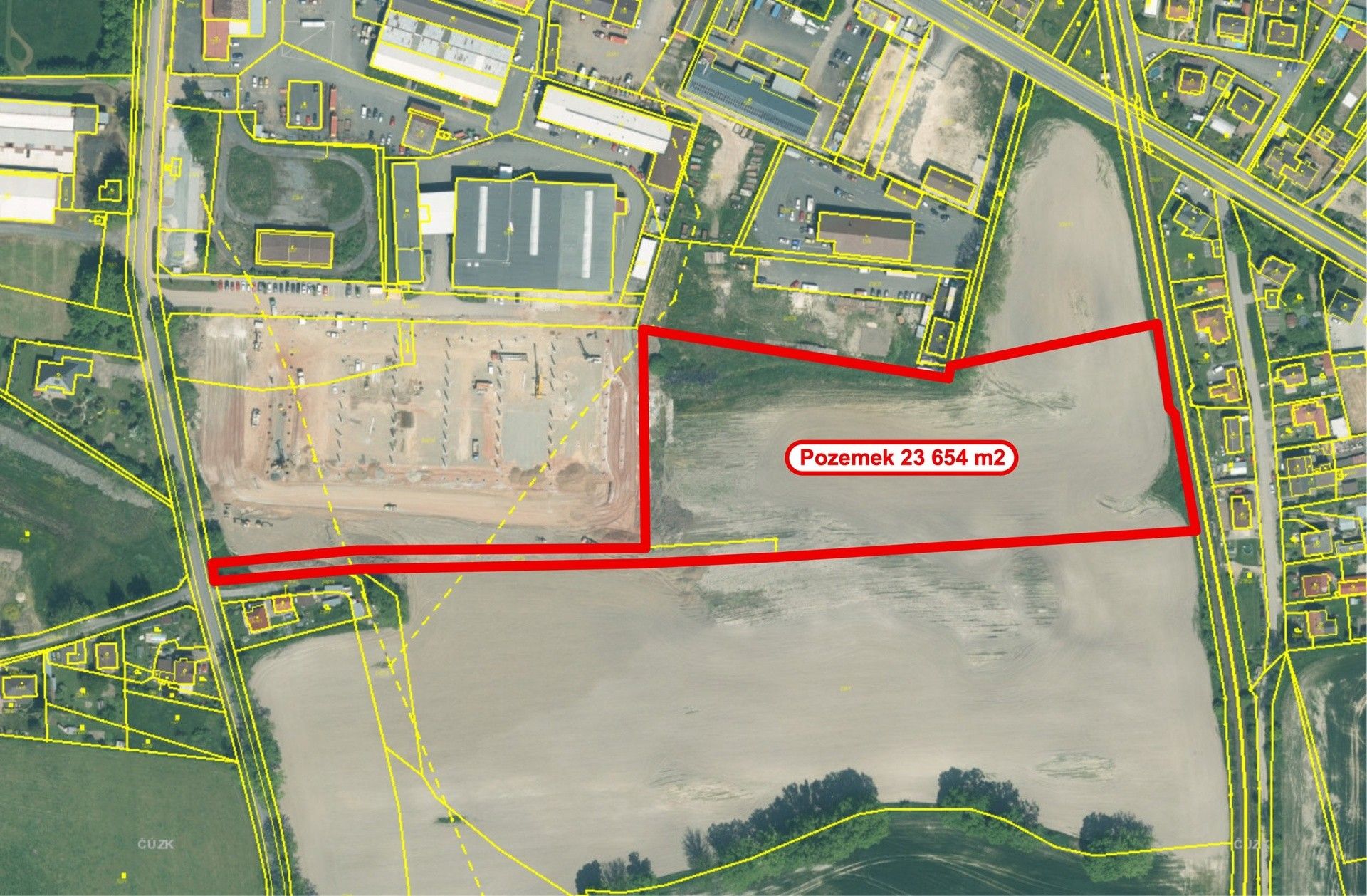 Komerční pozemky, Bor