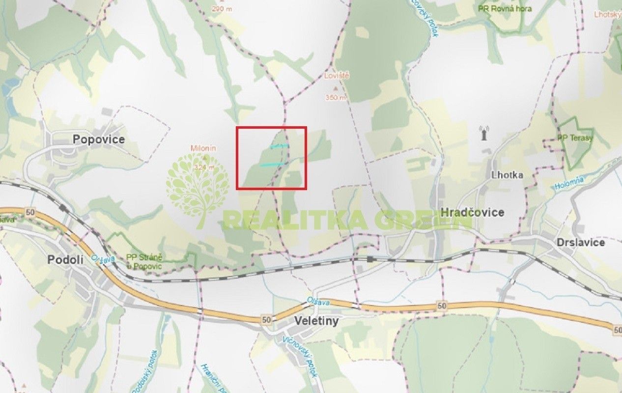 Lesy, Popovice, 3 779 m² - 2