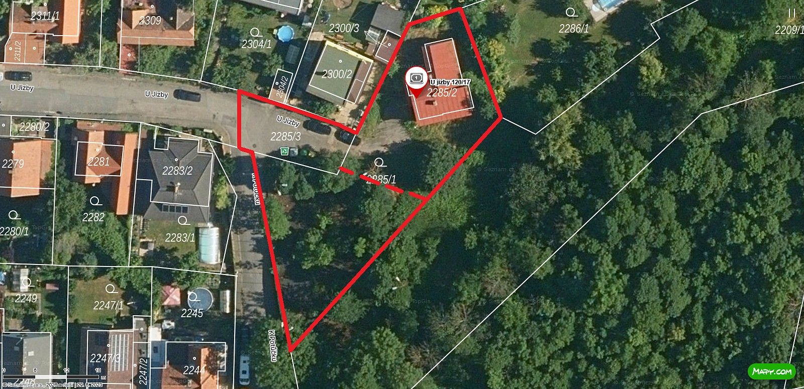 Prodej pozemek pro bydlení - Praha - Modřany, okres Praha 12, Hlavní město Praha - 2