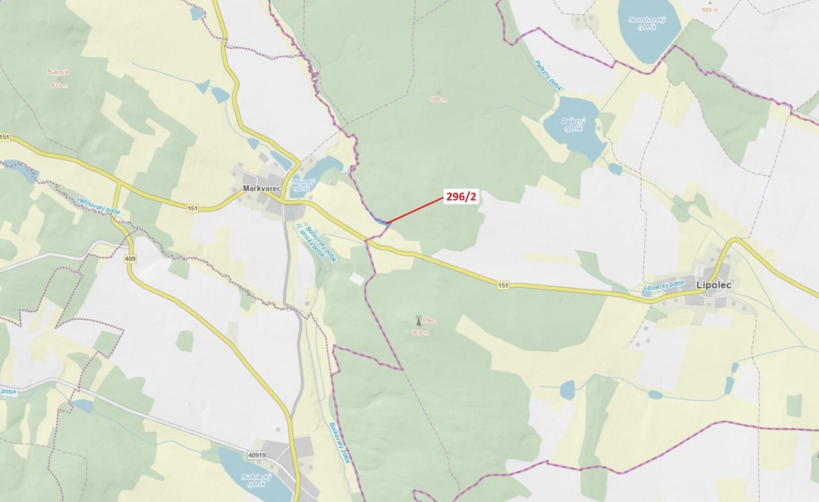 Les, 2 508 m²