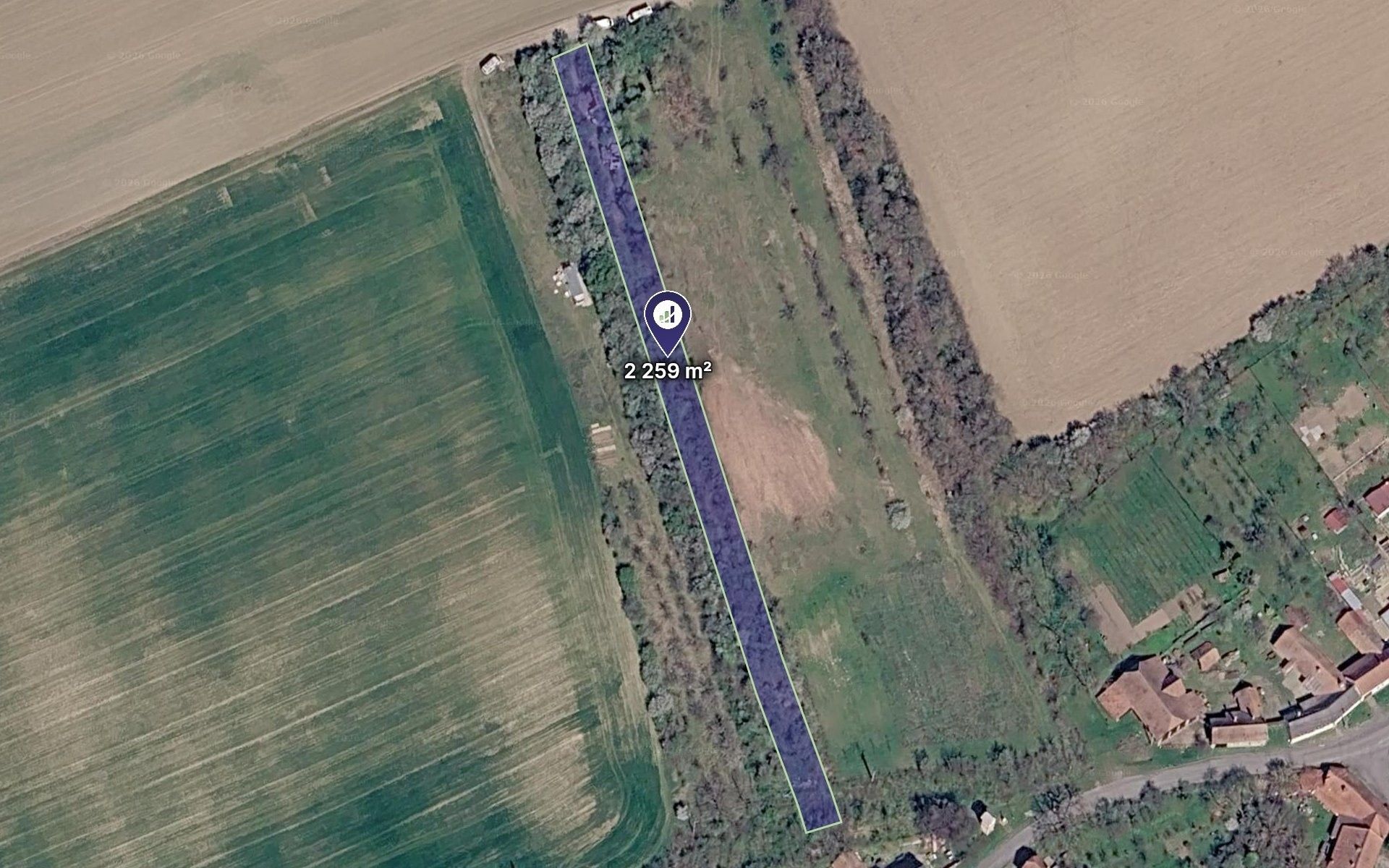 Zahrady, Kunkovice, 2 259 m² - 2