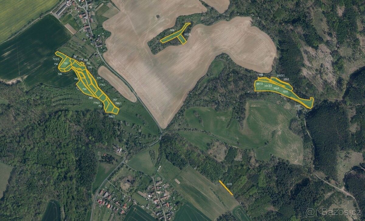 Pozemky pro bydlení, Chcebuz, 411 73