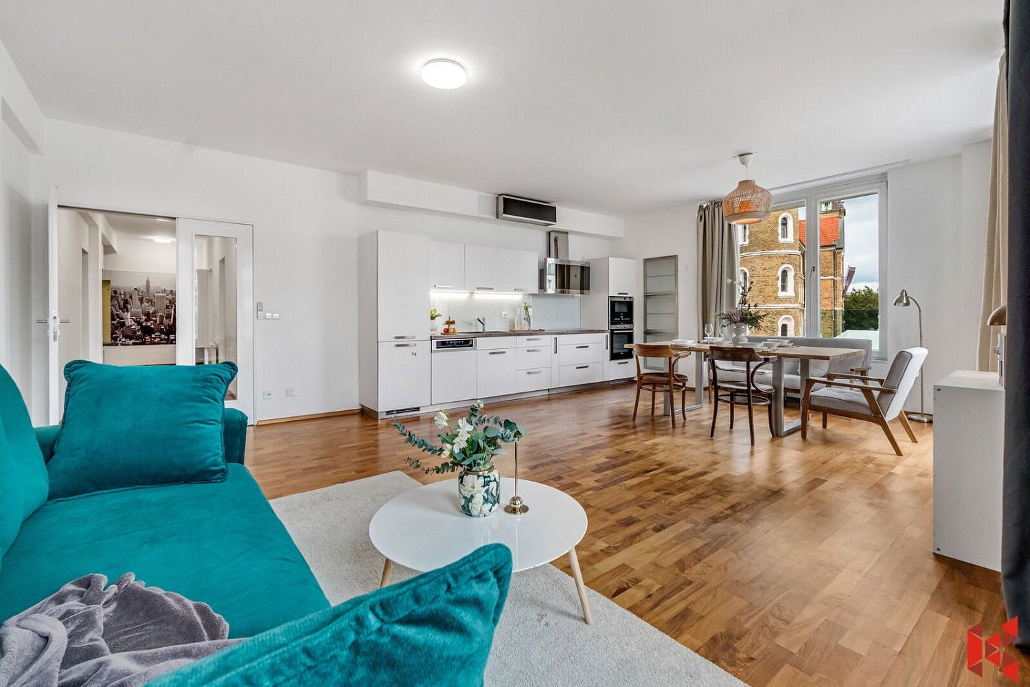 3+kk, Švédská, Praha 5 - Smíchov, 92 m² - 1