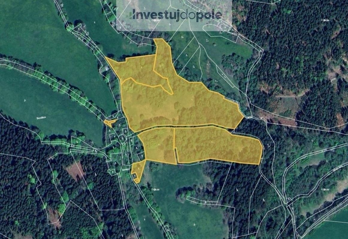 Louky, Hartmanice, 107 158 m²