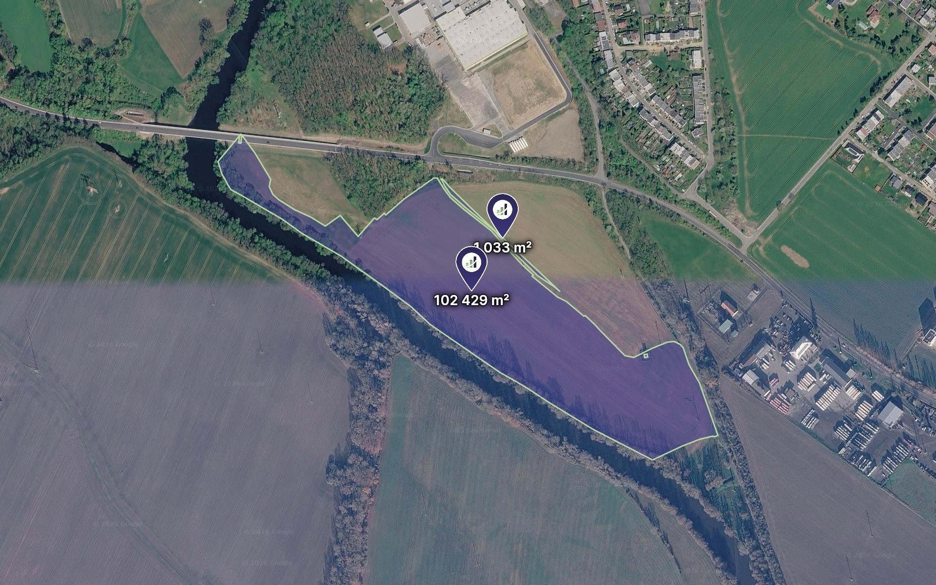 Zemědělský pozemek, 103 462 m²