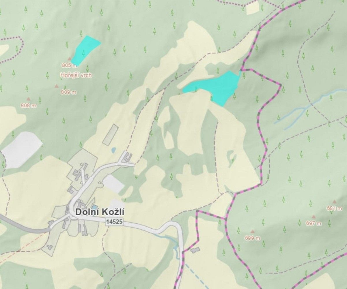 Lesy, Pěčnov - Dolní Chřibská, okres Prachatice, Jihočeský kraj - 1