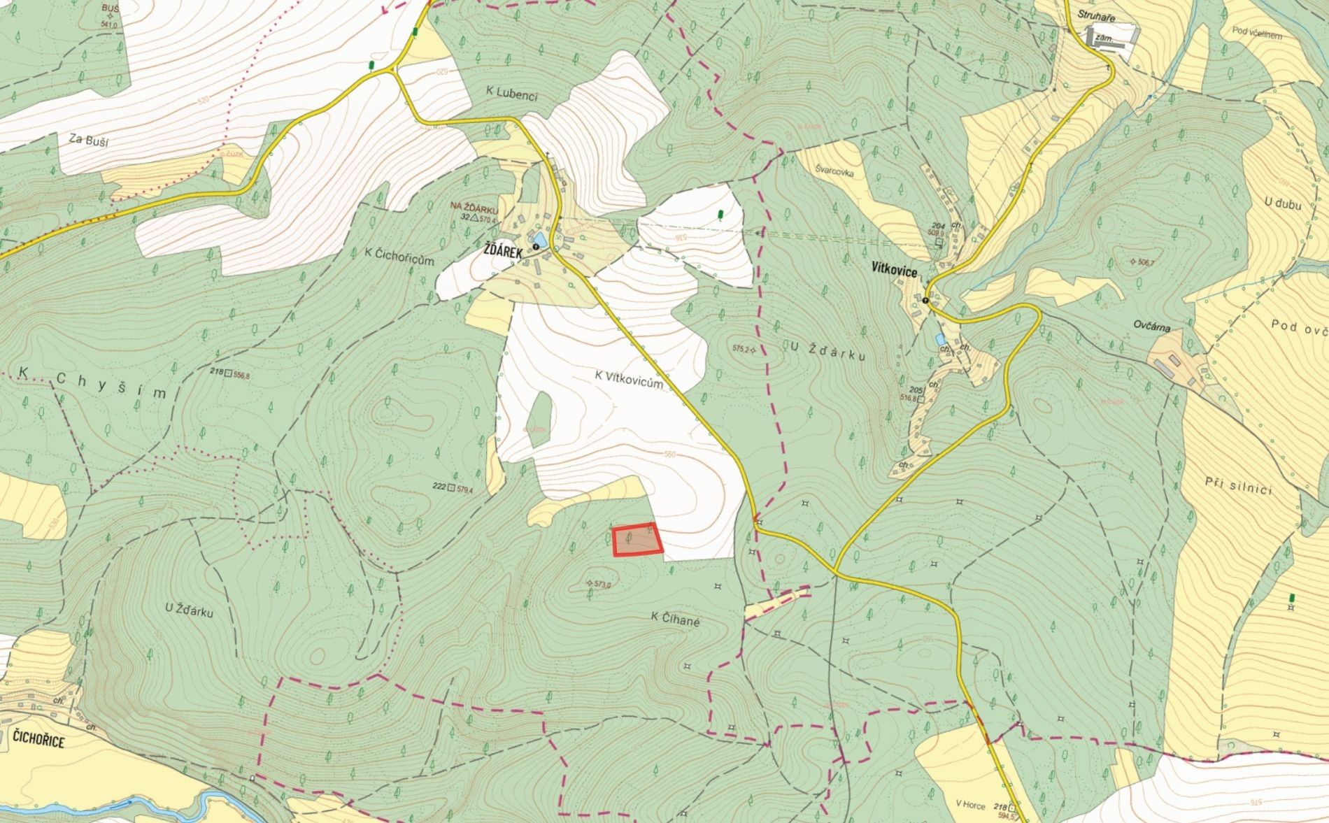 Lesy, Chyše Žďárek - 2