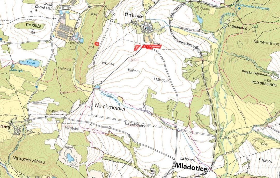 Prodej zemědělský pozemek - Mladotice Chrášťovice - 2
