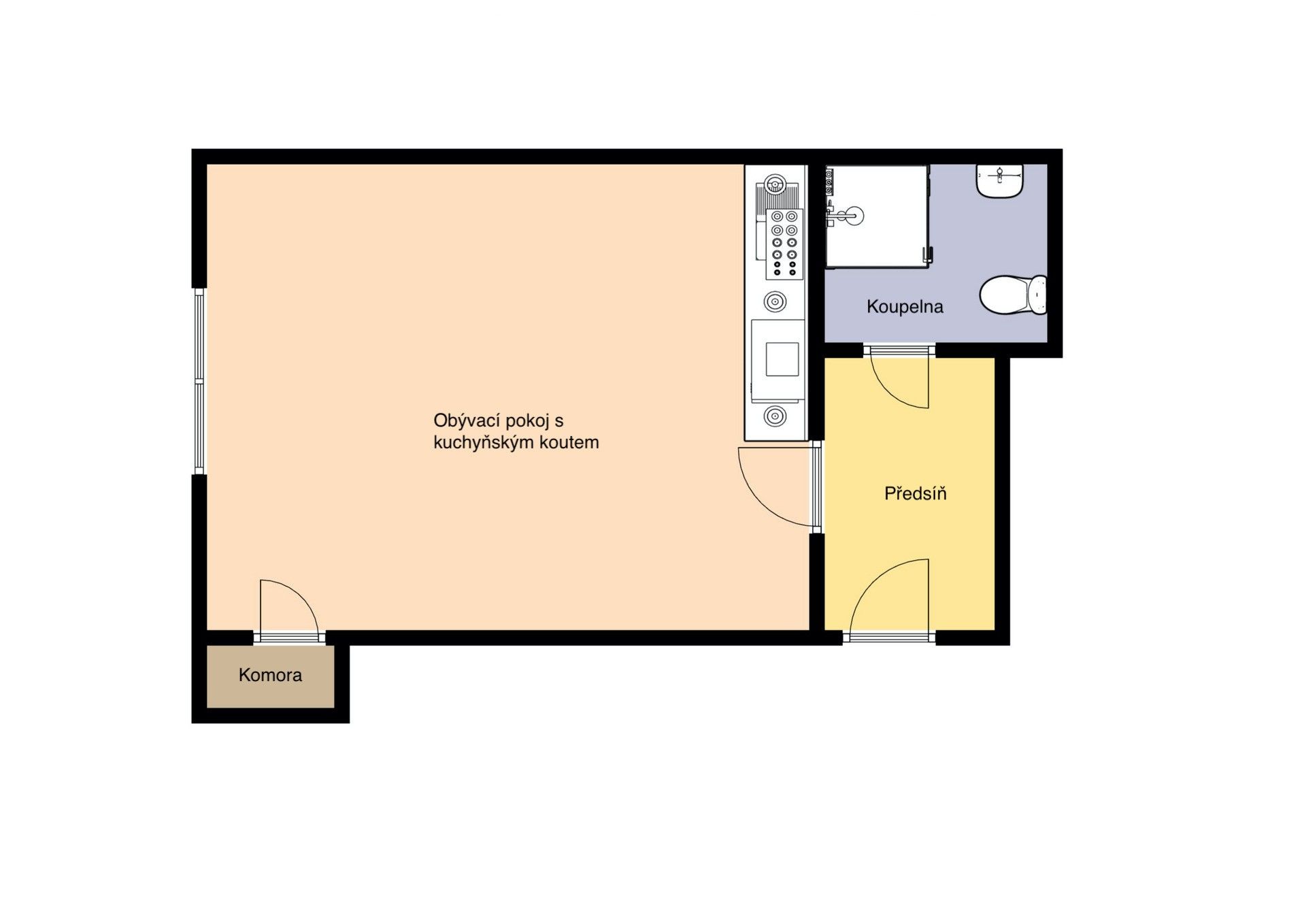 1+kk, Čerpadlová, Praha, 36 m² - 2