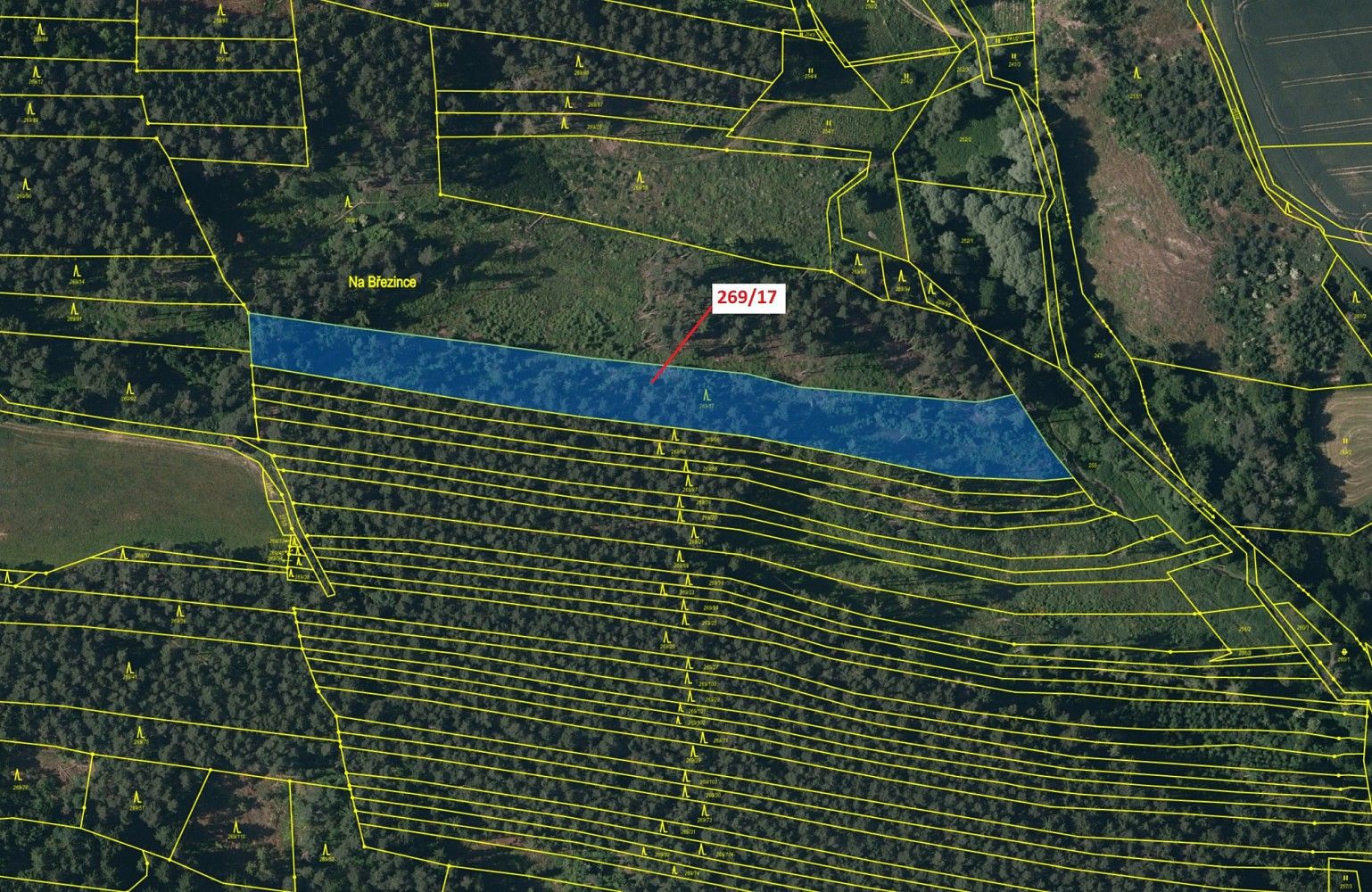 Prodej les - Břežany, okres Rakovník, Středočeský kraj - 2