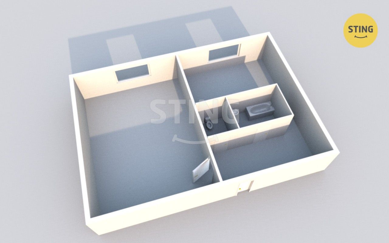 1+1, Bajkalská, Ostrava, 37 m² - 1