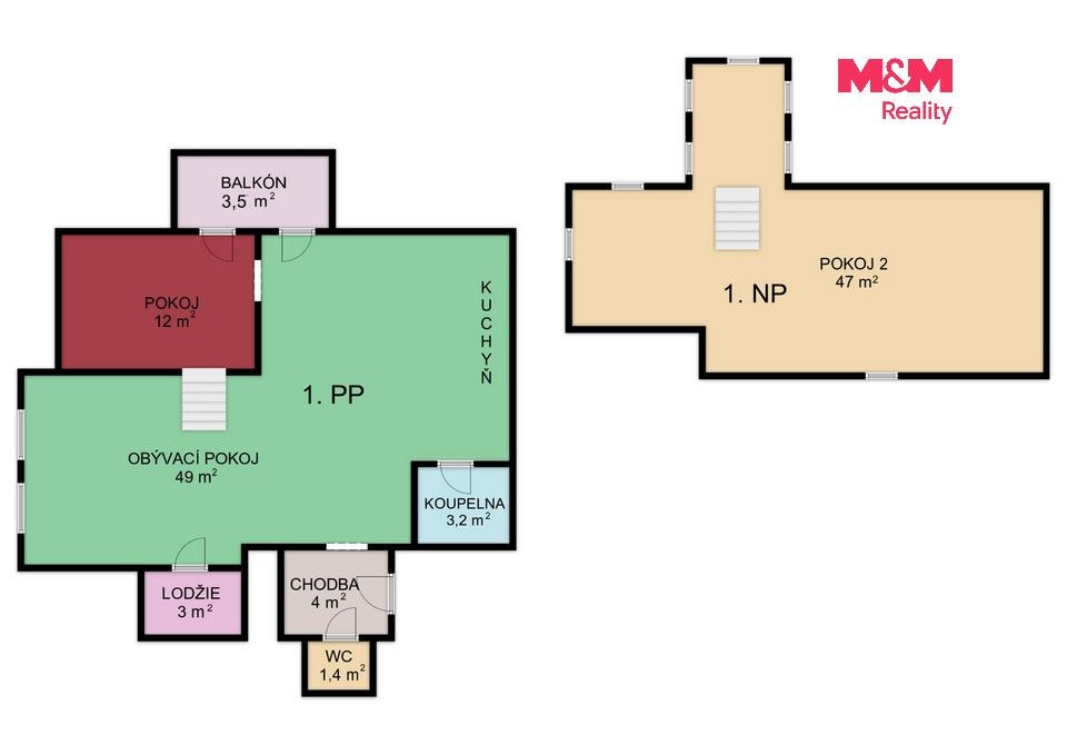Byt 3+kk · 116 m² · Herálec - 3