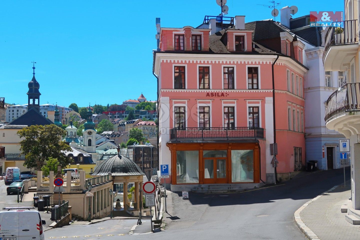 Obchodní prostory, Zámecký vrch, Karlovy Vary, 48 m²