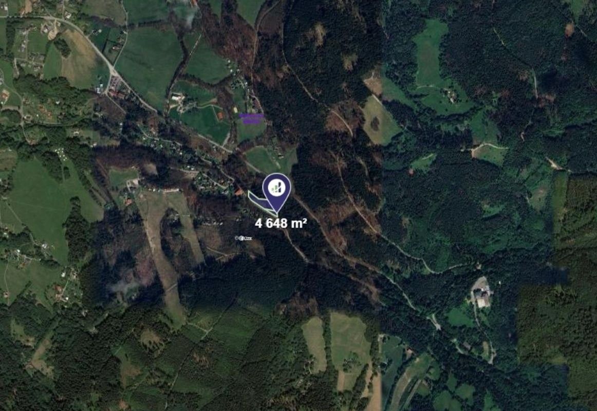 Prodej les - Malenovice, 4 648 m²