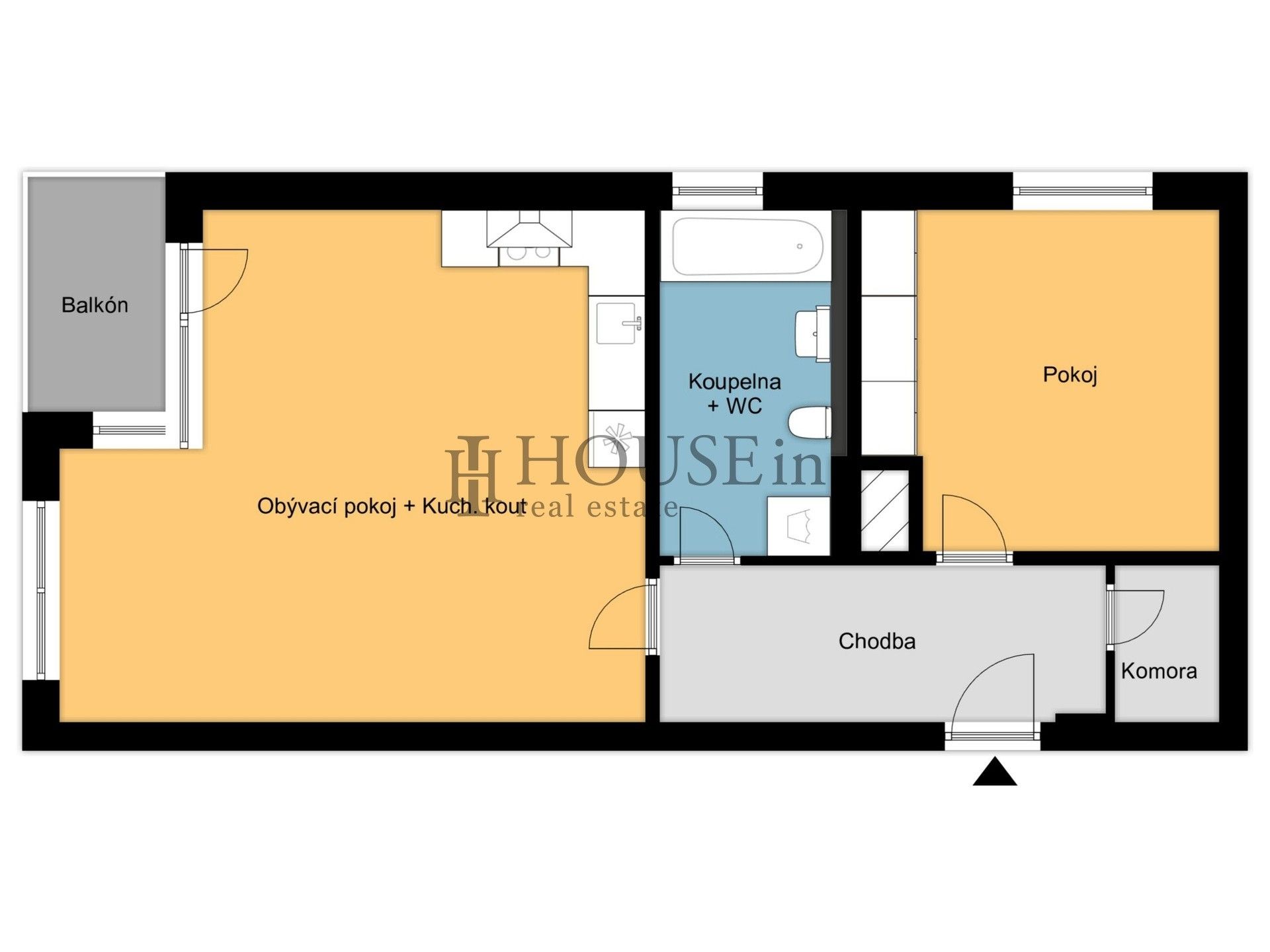 Byt 2+kk · 62 m² · Jitravská, Praha - 4