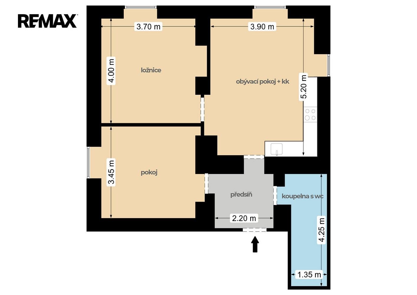 Byt 3+kk · 61 m² · Dobročovice, okres Praha-východ, Středočeský kraj - 3