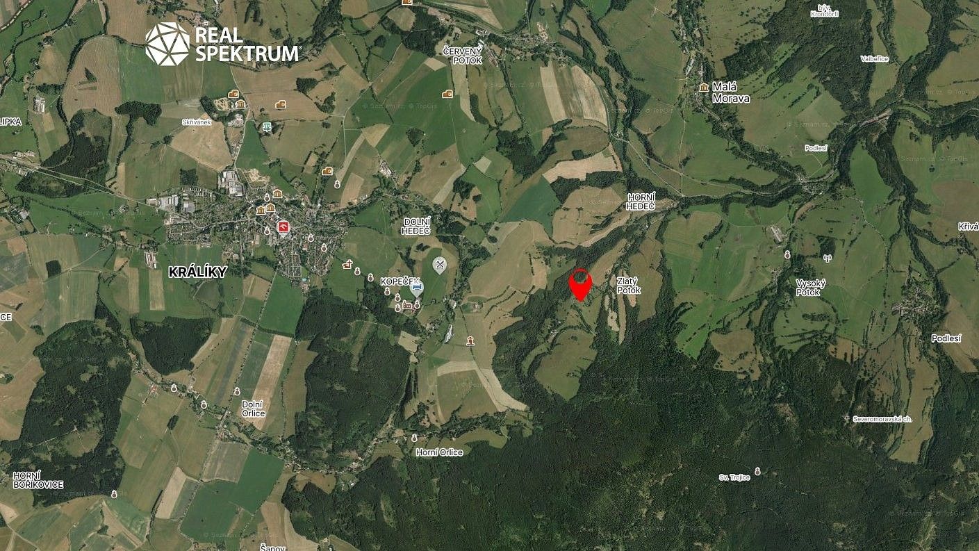Prodej pozemek pro bydlení - Malá Morava - Zlatý Potok, okres Šumperk, Olomoucký kraj - 2