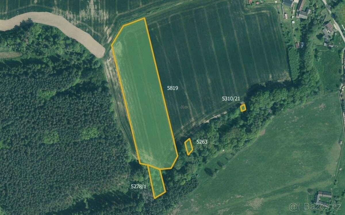 Pozemky pro bydlení, Bernartice u Milevska, 398 43