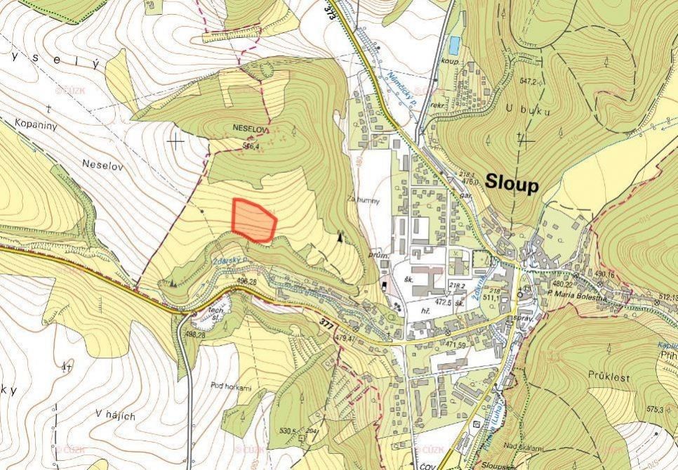 Prodej louka - Sloup