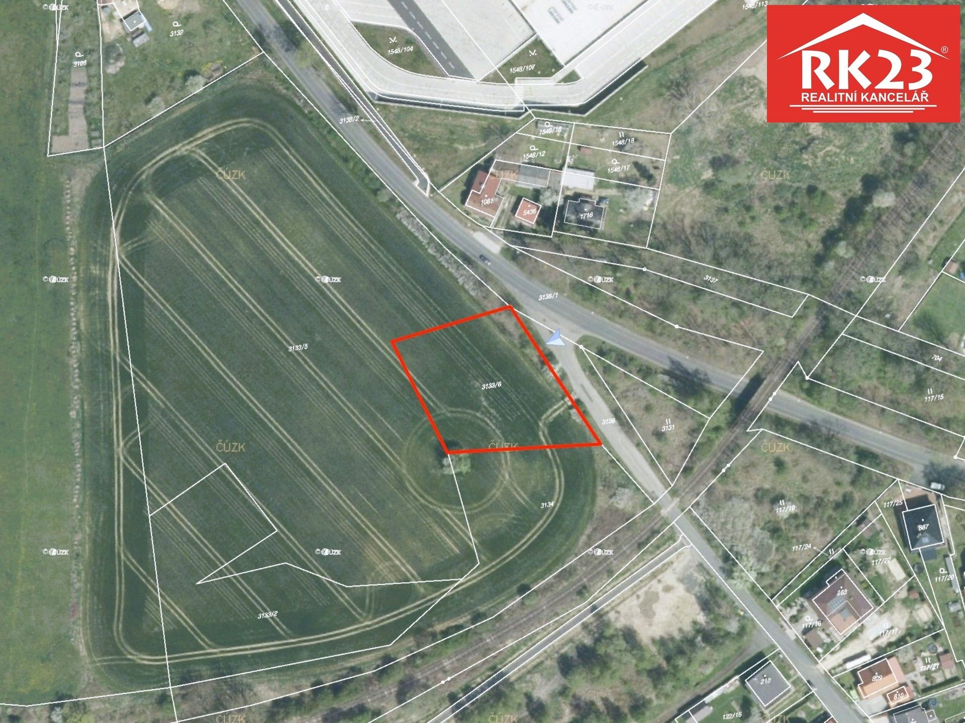 Komerční pozemky, Podhradská, Cheb, 2 385 m²