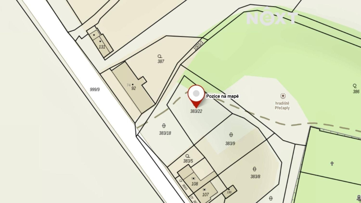 Zahrady, Přečaply, Údlice