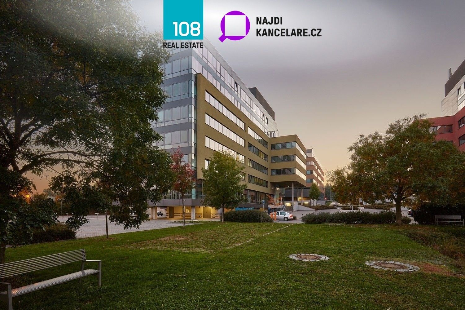 Pronájem kancelář - Londýnské náměstí , Brno Štýřice, 725 m² - 2