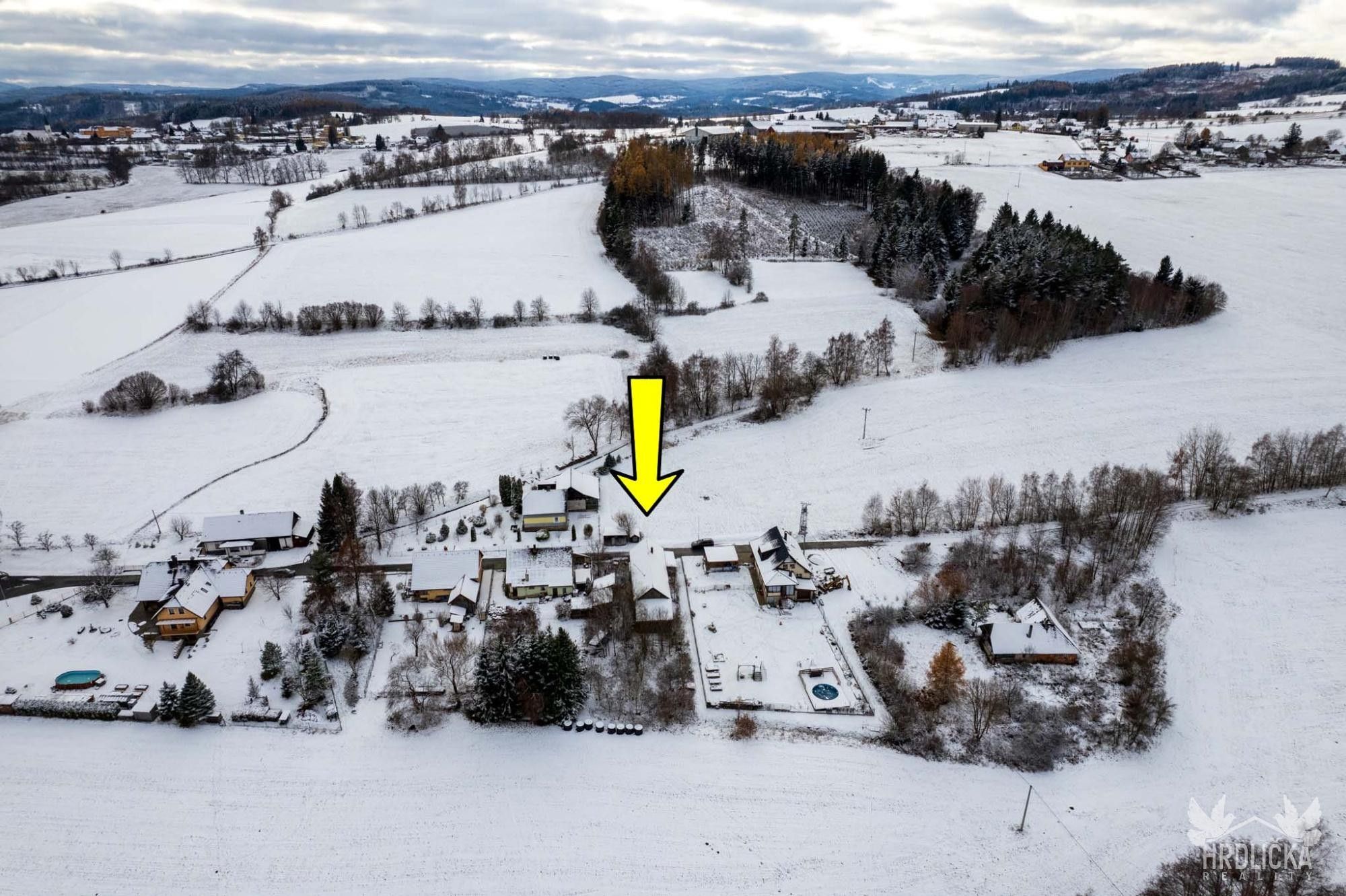 Prodej rodinný dům - Přečín, Vacov, 60 m²