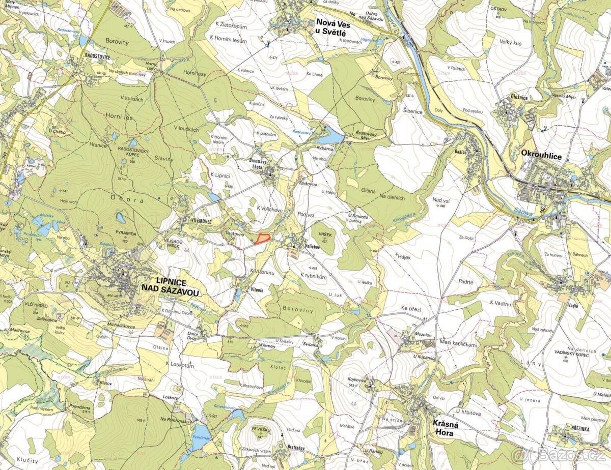 Prodej pozemek pro bydlení - Světlá nad Sázavou, 582 91