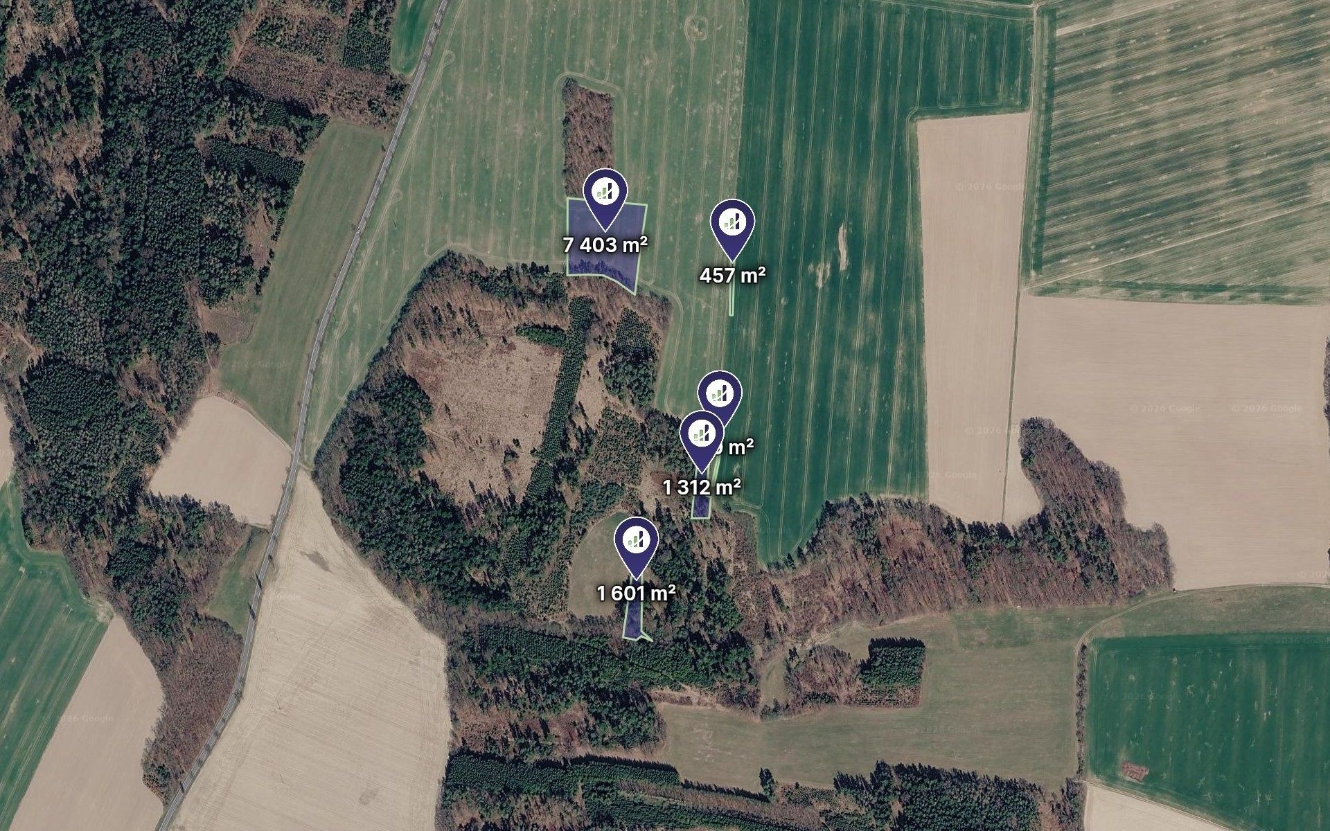 Zemědělský pozemek · 8 833 m² · Hvozd - 3