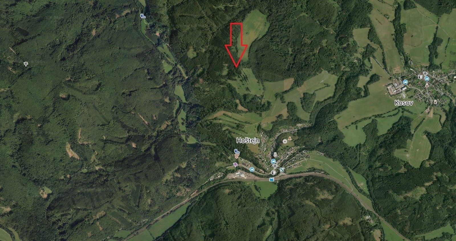 Prodej les - Drozdov, 11 901 m² - 5