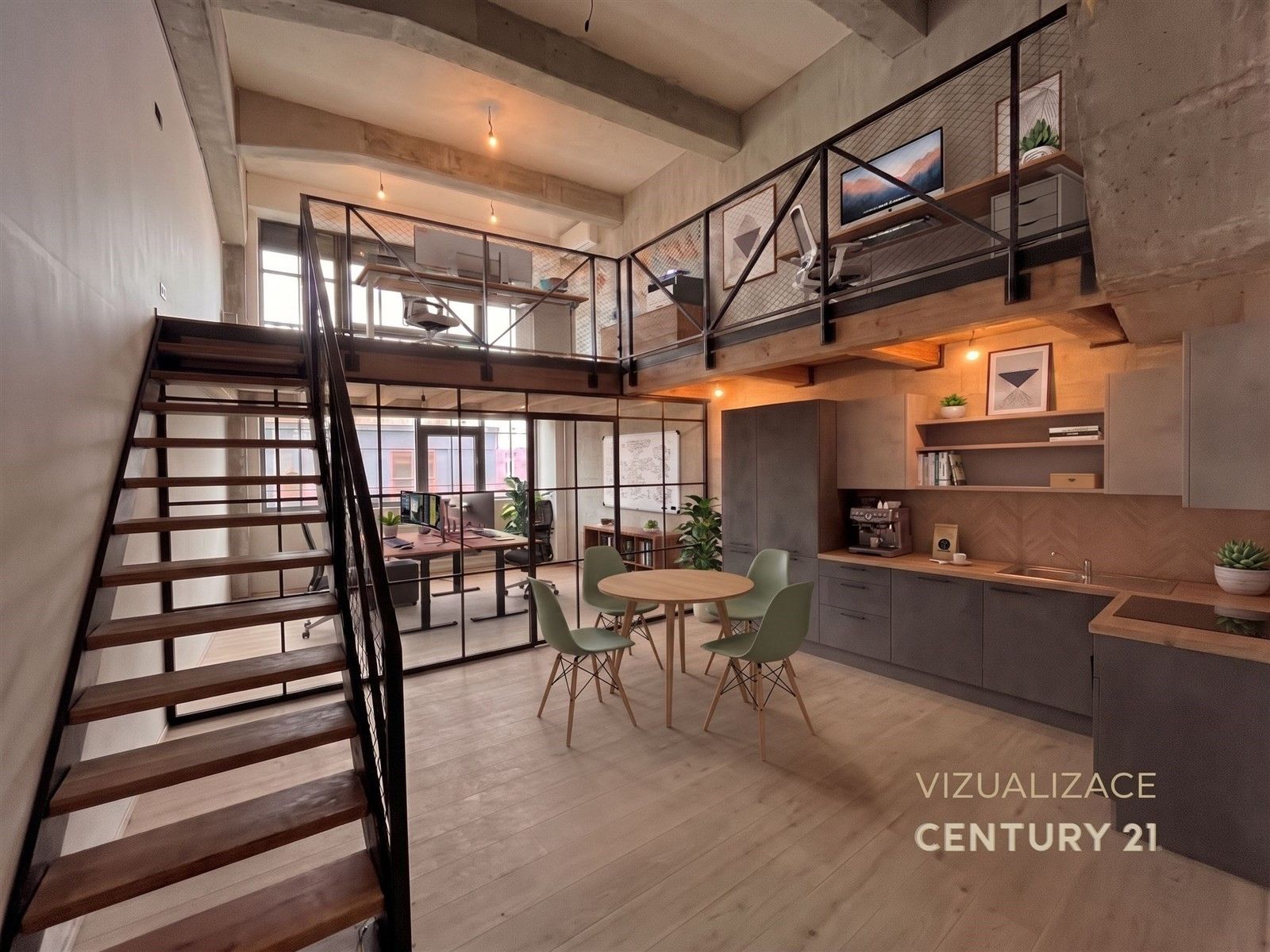 Kanceláře, Kolbenova 1032, Praha Vysočany, 91 m² - 1