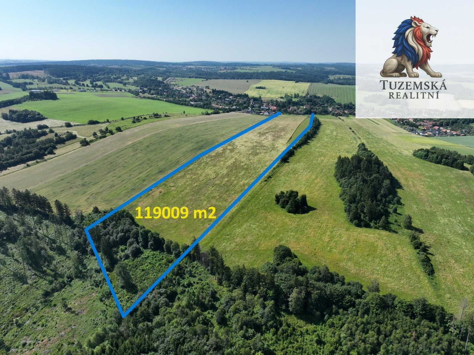 Pozemek pro bydlení · 119 009 m² · Kořenec - 4