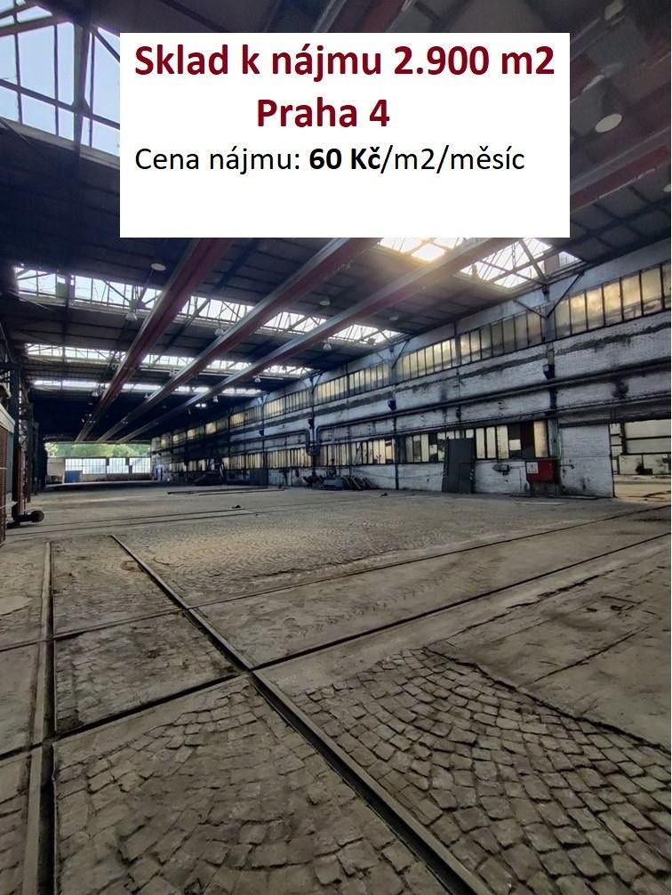 Sklady, Praha, 140 00, 2 900 m²