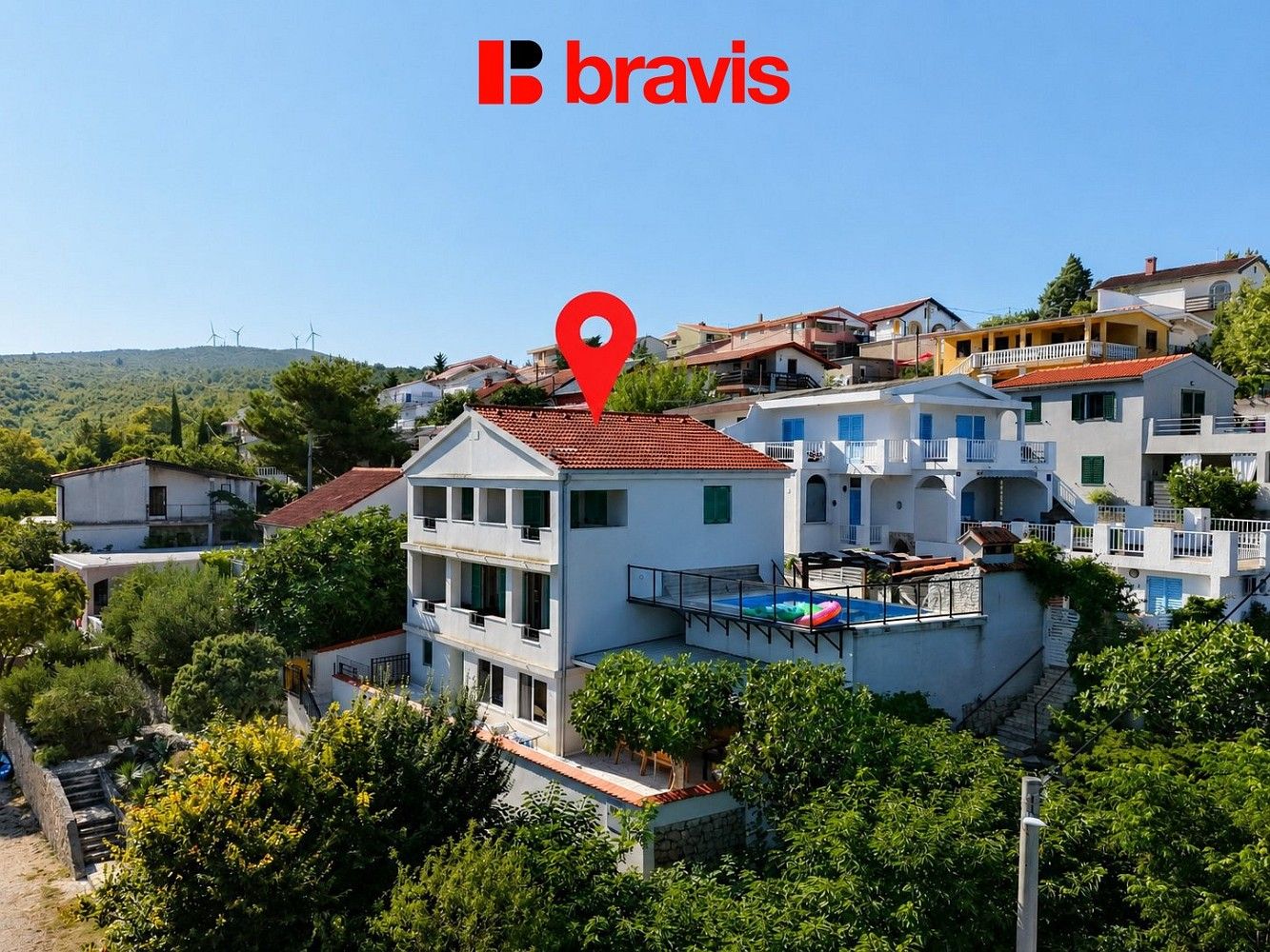 Ubytovací zařízení, Meka Draga, HR, 289 m² - 2