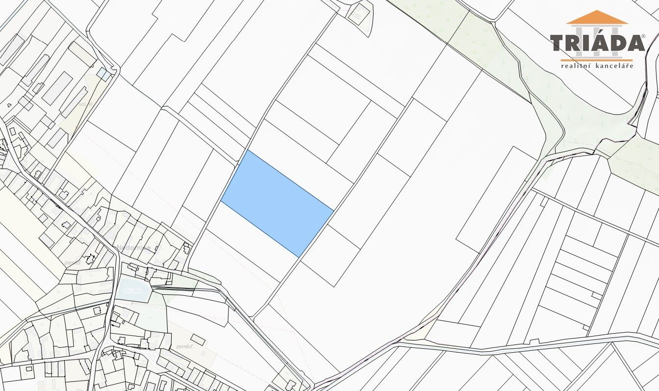 Zemědělské pozemky, Nedomice, 9 057 m² - 2