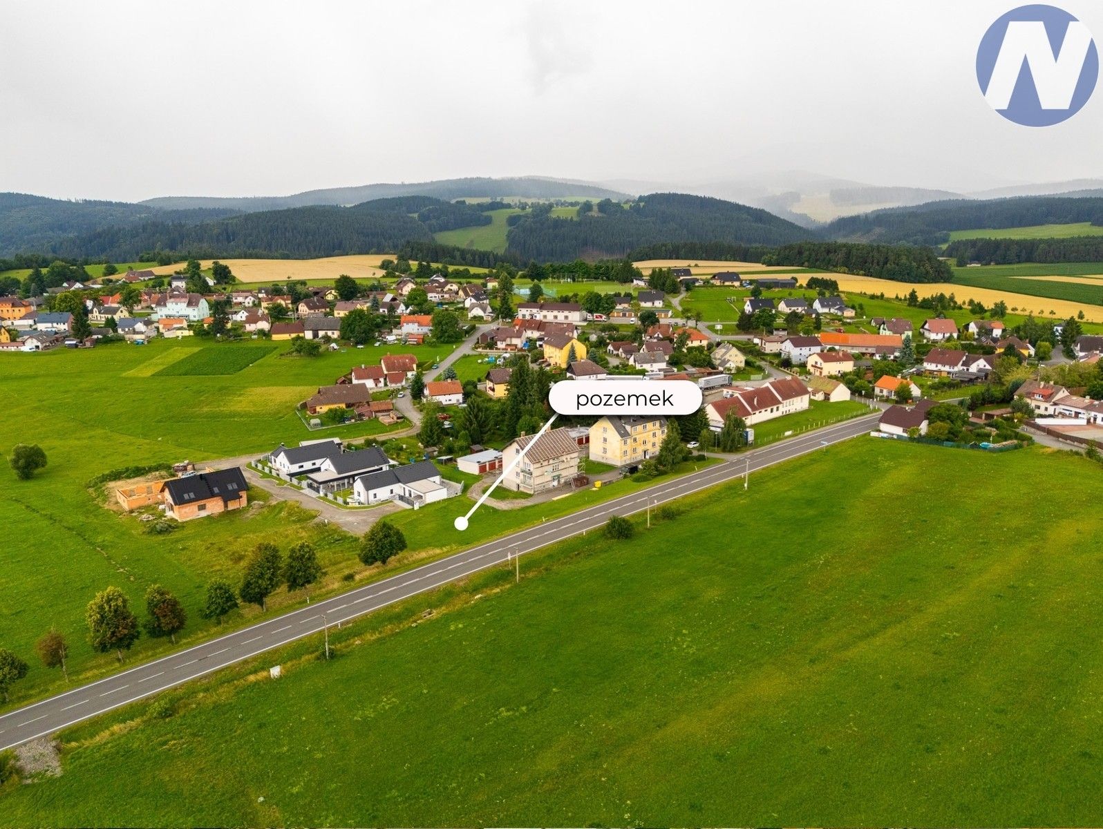 Prodej pozemek pro bydlení - Šumavské Hoštice, 805 m²