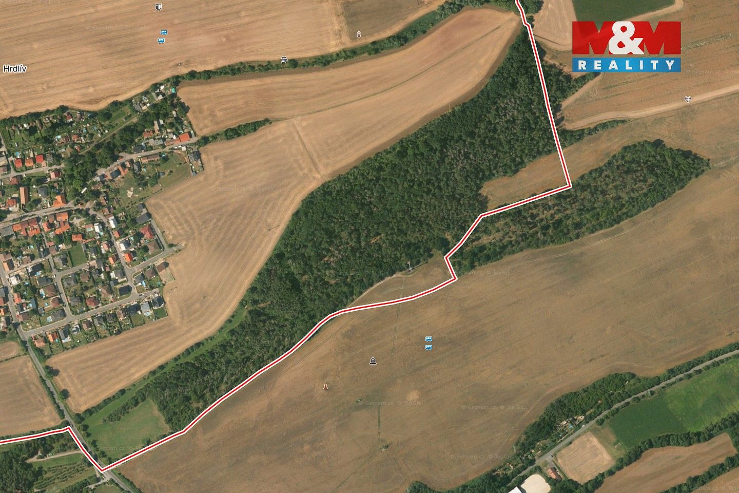 Prodej pozemek - Hrdlív, okres Kladno, Středočeský kraj - 5