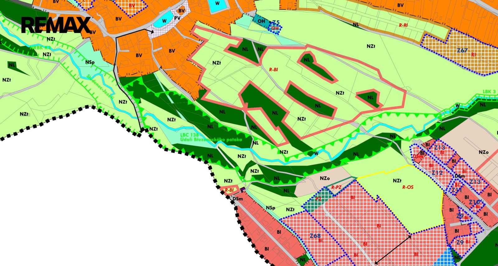 Prodej louka - Jirkov, 14 373 m² - 5