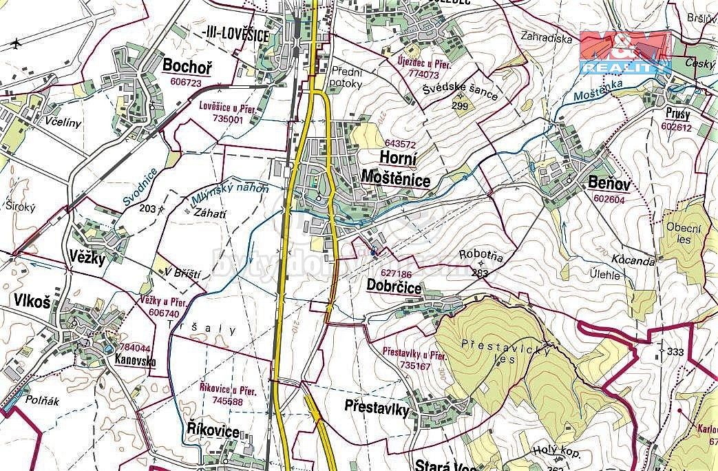 Prodej pozemek pro bydlení - Horní Moštěnice, okres Přerov, Olomoucký kraj - 5