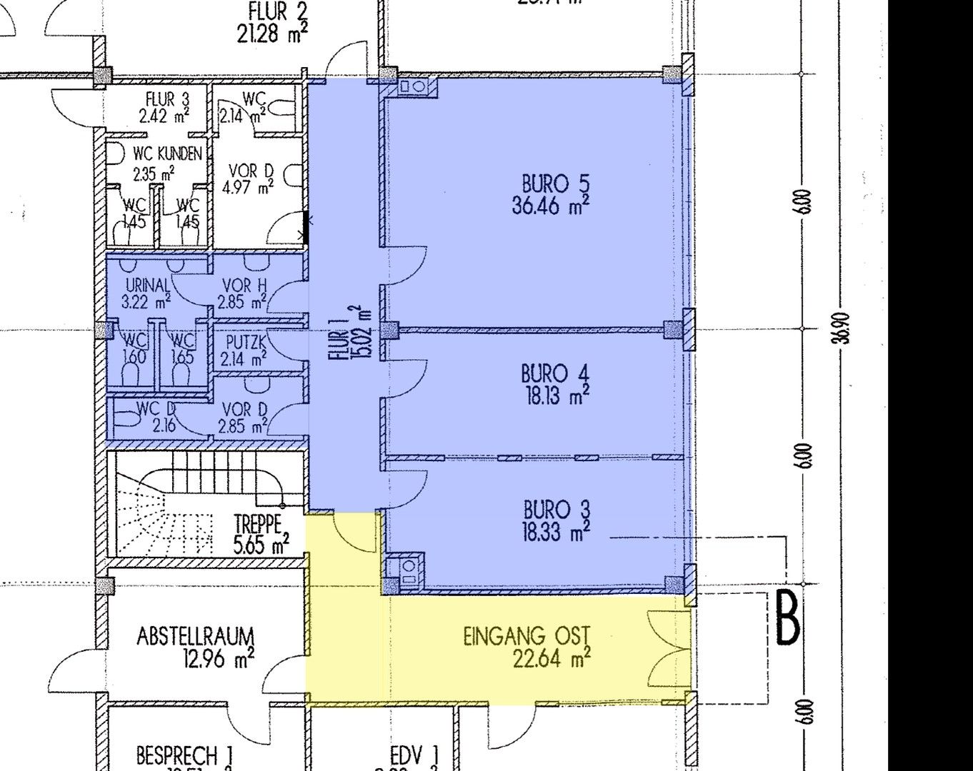 Kanceláře, Augsburg Lechhausen Bayern 86167, 100 m² - 2