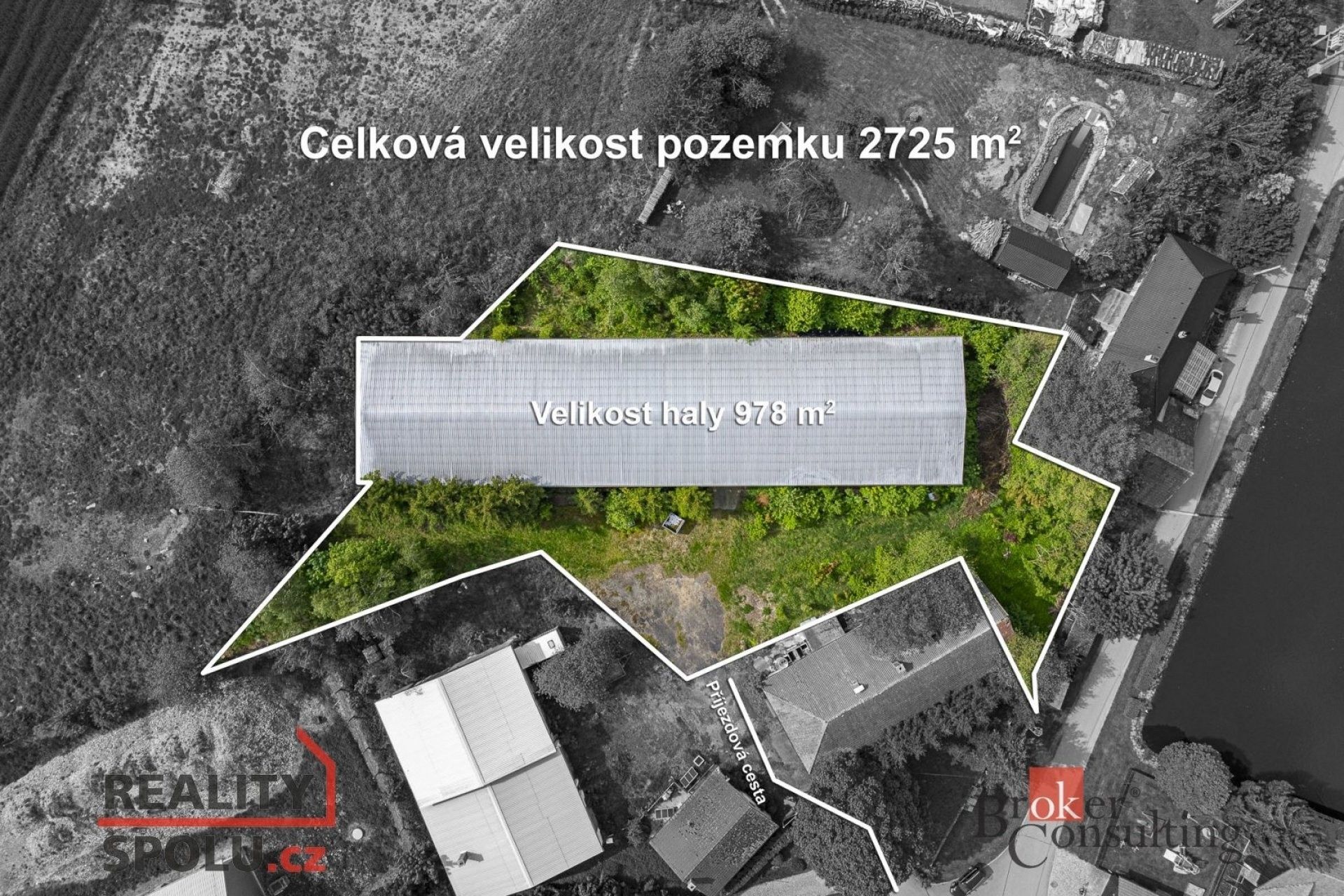 Sklady, Blízkov, 1 065 m²