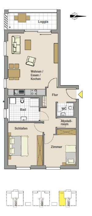 3+1, Schweinfurt Schweinfurt Bayern 97424, 81 m² - 2