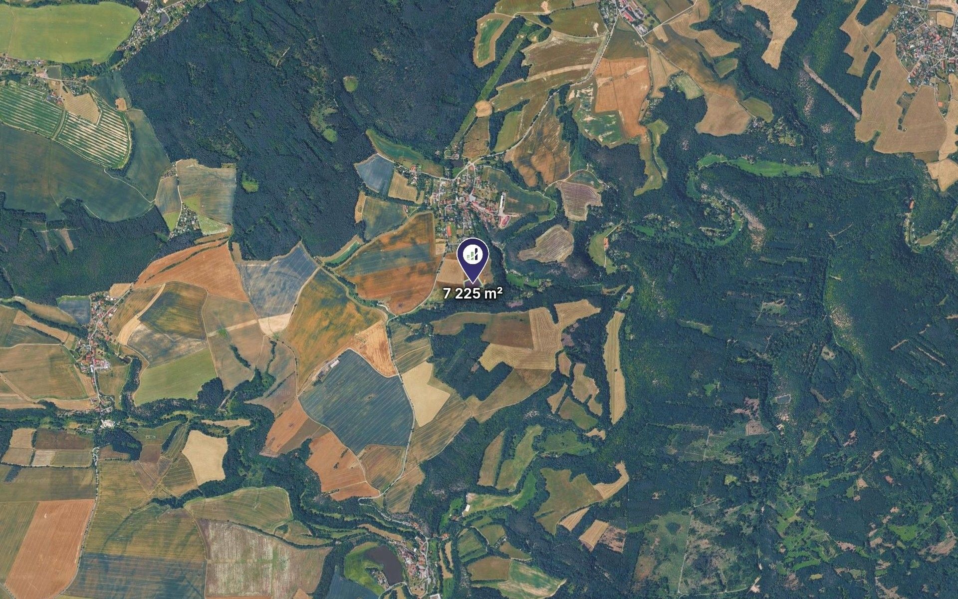 Zemědělské pozemky, Bratřínov, 7 225 m² - 2