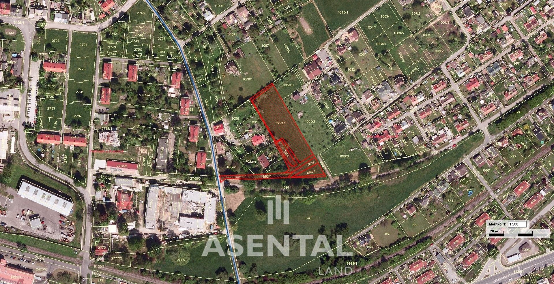 Pozemek pro bydlení · Porubská  , Orlová Poruba - 3