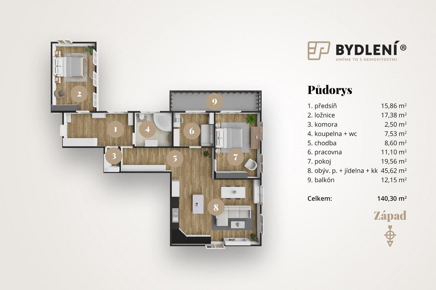 Byt 4+kk · 140 m² · Ústí nad Labem - Střekov, Ústecký kraj - 3