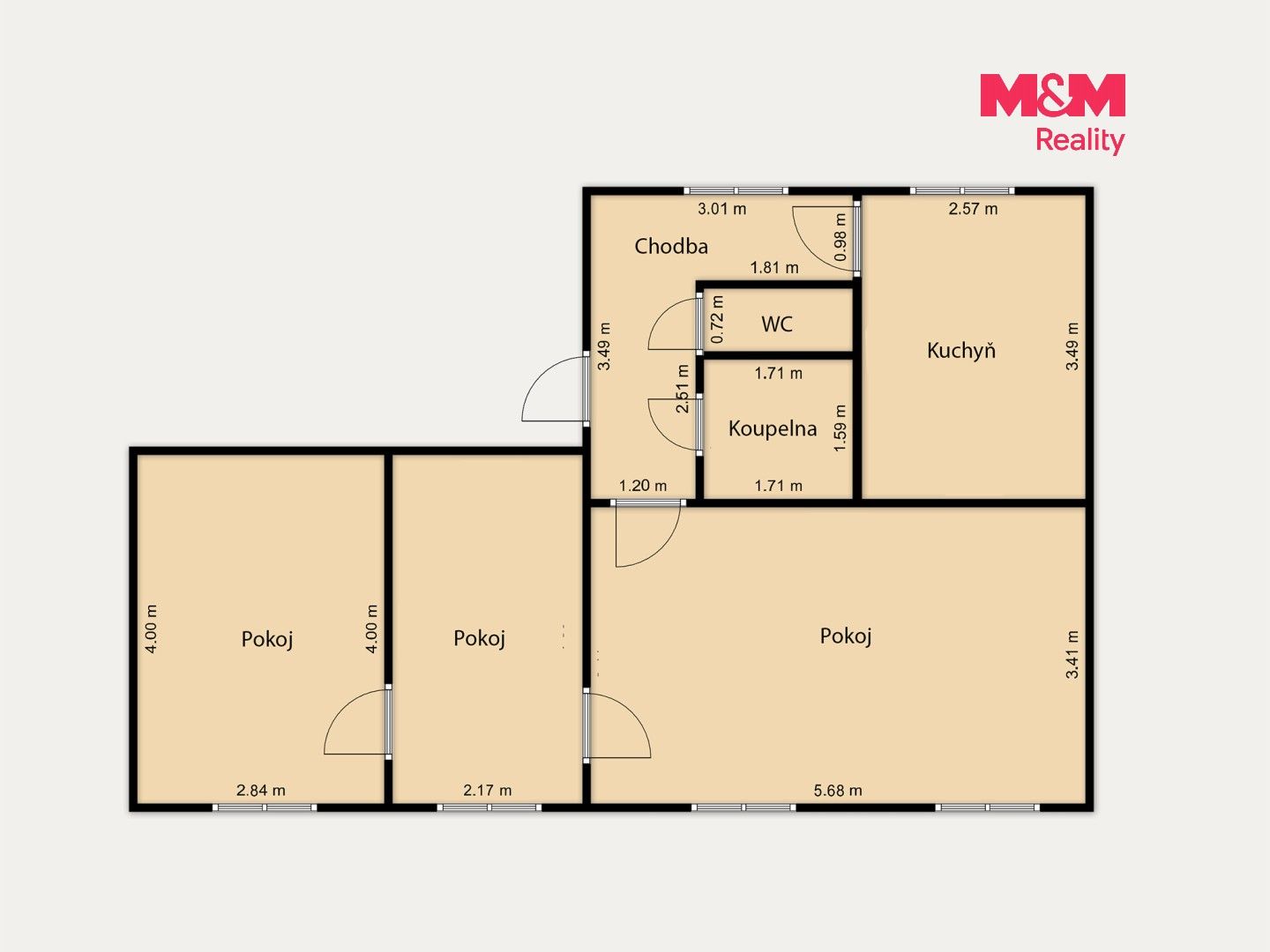 Prodej byt 3+1 - Tovární, Hranice, 122 m² - 5